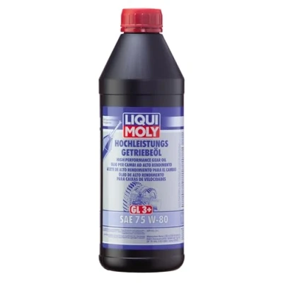 Obrázek LIQUI MOLY Vysoce výkonný převodový olej (GL3+) SAE 75W 80 1 l převodovkový hydraulický výr. č.: 4427
