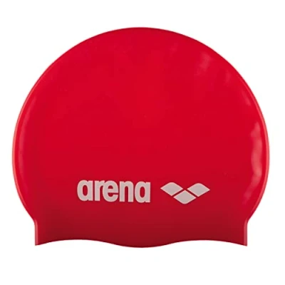 Obrázek arena Classic Unisex Silikon Badekappe, Schwimmkappe für Frauen und Männer, Badekappe mit Verstärktem Rand, Weiche Strapazierfähige
