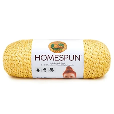 Obrázek Lion Brand Yarn Příze, zlatá barva, 169