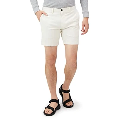 Obrázek Amazon Essentials Herren Leichte Oxford Shorts, Komfortabler Stretch, 18 cm Schrittlänge, Schmale Passform (Früher Goodthreads), Creme, 34W