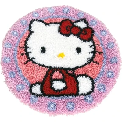 Obrázek Vervaco PN 0148429 pro 0147570 tvar koberce Hello Kitty