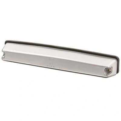 Obrázek HELLA 2KA 001 610 osvětlení registrační značky přívěs halogen 12V nástavba/šroubové připojení ECE barva světelného panelu: čiré vlevo/vpravo/vnější