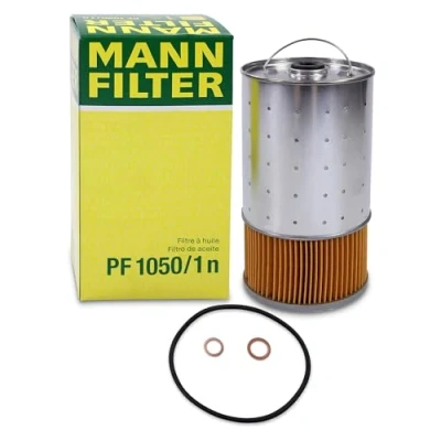 Obrázek MANN FILTER PF 1050/1 n olejový filtr sada olejových filtrů s těsněním / sadou těsnění pro osobní automobily