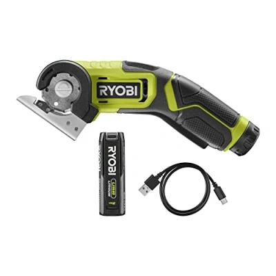 Obrázek RYOBI 4 V USB LITHIUM Akku Schneidegerät RCT4 120G, 6,4 mm Schnittkapazität, inkl. 1 x 2,0 Ah und C Ladekabel