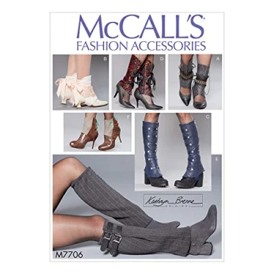 Obrázek McCall&#039;s Patterns MC7706OS Misses Spats, Tissue, Mehrfarbig, 17 x 0.5 0.07 cm