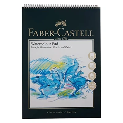 Obrázek Faber Castell Art &amp; Graphic spirálová vazba akvarelový blok, A3 300 g/m² blok s 10 archy