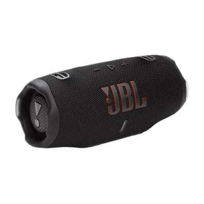 Obrázek JBL Charge 6, přenosný Bluetooth reproduktor, výdrž baterie 28 hodin, vodotěsnost IP68, odolný proti prachu a nárazům, profesionální zvuk s AI Sound Boost, Auracast Multi Speaker, černý