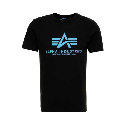 Obrázek Alpha Industries Triko s potiskem, Muži, Velikost: Small, Black/blue