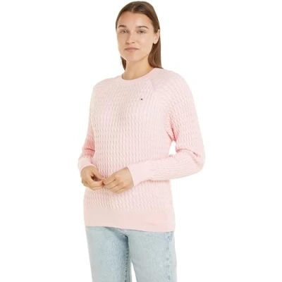 Obrázek Tommy Hilfiger Cable Svetr, Ženy, Velikost: XS, Delicate pink