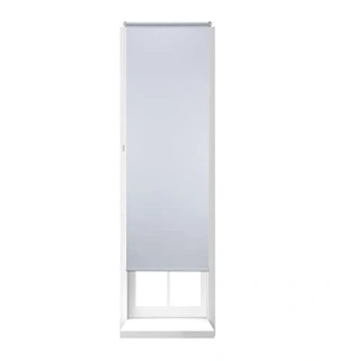 Obrázek Relaxdays Termo zatemňovací roleta, ochrana proti horku, okenní roleta s bočním tahem, Klemmfix bez vrtání, 70 x 210, látka 66 cm, bílá