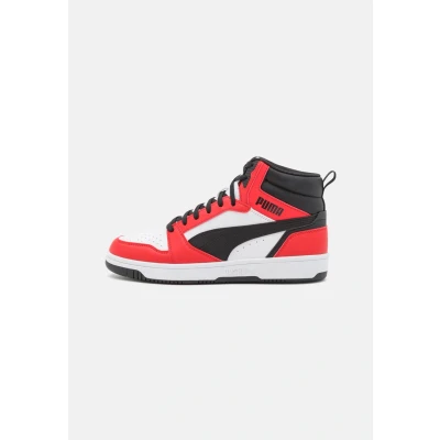 Obrázek Puma Rebound Unisex Vysoké tenisky, Velikost: 41, White/black/for all time red Vysoce kvalitní koženka