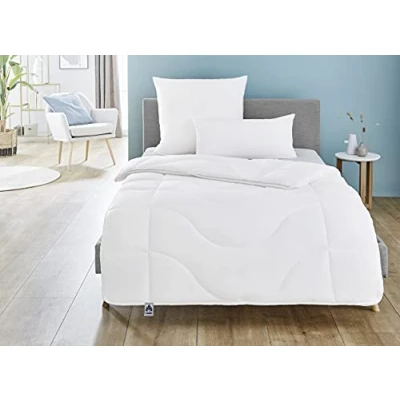 Obrázek Irisette Mikro termo deka pro 4 roční období, prošívaná přikrývka s potahem z měkkého mikrovlákna všechna 220 x 240 cm, certifikováno podle německého standardu kvality