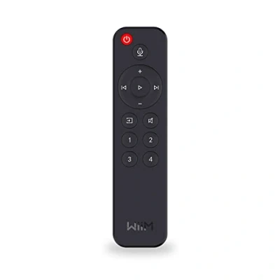 Obrázek WiiM Hlasové dálkové ovládání pro Mini a audio streamer, stiskněte mluvení, 4 tlačítka předvolby hudby