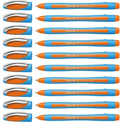 Obrázek Schneider kuličkové pero Slider Memo XB, model s krytkou, Oranžová