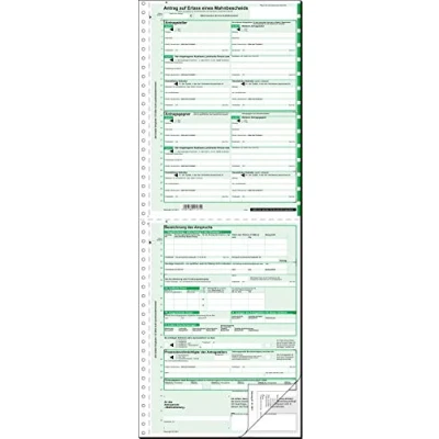 Obrázek SIGEL MA441/25 madlo na drak, 25 kusů, 2 x listy, pro strojní zpracování, samopropisující, DIN A4