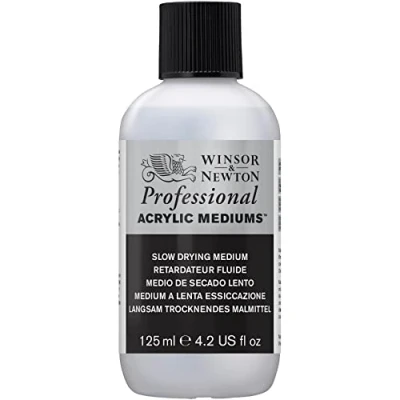 Obrázek Winsor &amp; Newton 3030932 Pomalé sušení médium, zpoždění pro akrylové barvy láhev 125 ml