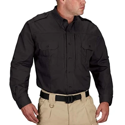 Obrázek Propper Unisex Erwachsene F53125 Herren Taktisches Hemd Langarm, schwarz, X Large
