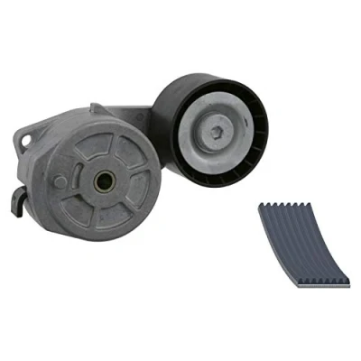 Obrázek Sada klínových žebrovaných řemenů od febi bilstein 31625 s napínákem řemene a napínací roli, 8 čísel, 1 kus