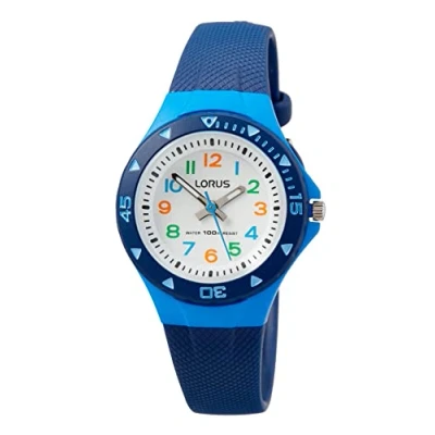 Obrázek Lorus Kids Mädchen Uhr Edelstahl und Kunststoff mit Urethanband R2347MX9