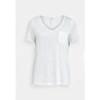 Obrázek Object SS Vneck NOOS Jednoduché tričko, Ženy, Velikost: XS, White