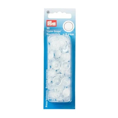 Obrázek Prym 393199 NF tlačítko Color Snaps kulaté 12,4 mm průhledné lesklé