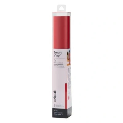 Obrázek Cricut 2008633 Smart Vinyl Permanent 1 sheet 33cm x Red, 0.9m (3ft)