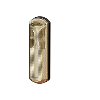 Obrázek HELLA Doplňkové blikající světlo Shapeline Tech LED 12V / 24V lepené montáž barva světelných oken: žlutá kabel: 500 mm zástrčka: otevřené konce kabelů boční nástavba/vpravo 2BM 013
