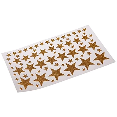 Obrázek Hvězdné Glitter Stickers Zlato