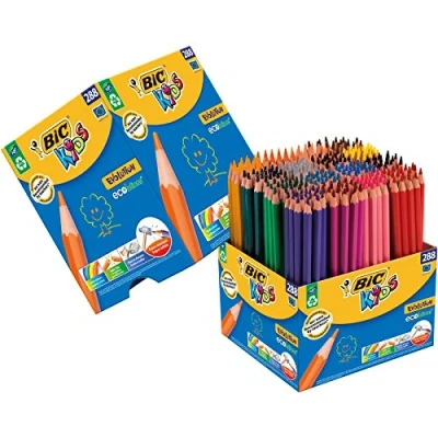 Obrázek BIC Kids 907901 Evolution sada pastelek, kovové kbelíky s 288 pastelkami