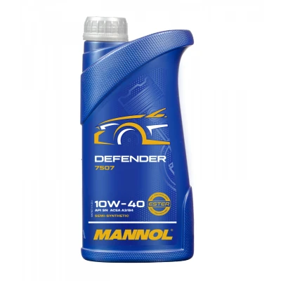 Obrázek Motorový olej Mannol Defender 10 W 40 API SL/CF, 1 litr, litr