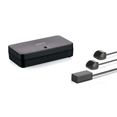 Obrázek Infračervené prodloužení Marmitek Invisible Control 6 XTRA ovládání přístrojů v uzavřené skříni kompatibilní se všemi evropskými TV dekodéry extra malý přijímač Blaster LED