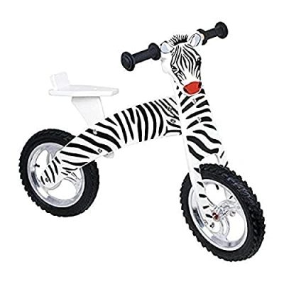 Obrázek small foot Odrážedlo 1168 ze dřeva zebra, trénuje smysl pro rovnováhu a připravuje se na jízdu kole, od 3 let