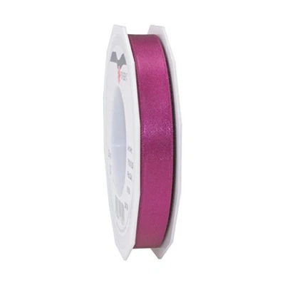 Obrázek PRÄSENT C.E. Pattberg Satin Bordeaux (rot), 25 m Satinband zum Einpacken von Geschenken, 15 mm Breite, Geschenkband Dekorieren &amp; Basteln, Dekoband, Anlass