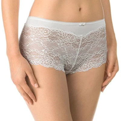 Obrázek CALIDA Sensual Secrets Panty, Regular Cut dámské, s jemnou, lehce průhlednou špičkou, Alabaster Crème