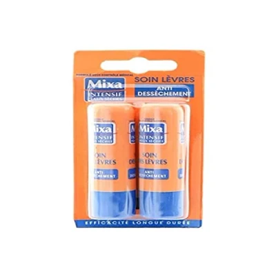 Obrázek MIXA Balzám na rty proti suchosti { balení s 2 x 4,7 ml } , ml, kusy (1 balení)