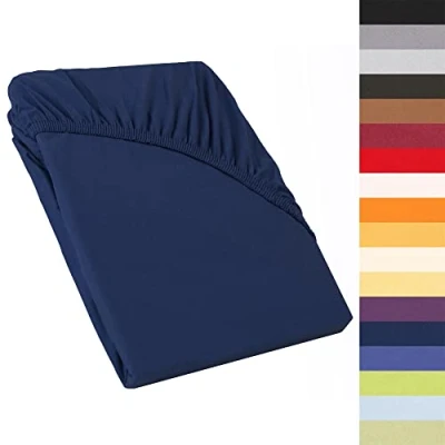 Obrázek prostěradlo na topper, napínací prostěradlo, kontinentální postel, jersey z bavlny, pro postele, 160 g/m2, CelinaTex Perla, toppery