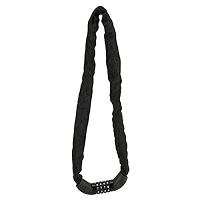 Obrázek FISCHER Řetězový zámek na kolo, délka: 90 cm, s číselným zámkem, z oceli, vysoká bezpečnost, černý