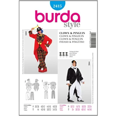 Obrázek Burda střihový vzor 2415 masopustní vel. 36 50