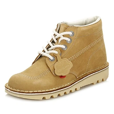 Obrázek Kickers Dámské kozačky Kick Hi&#039;, Braun Tan Light Cream, 37 eu