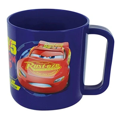 Obrázek Fun House Disney Cars dětský hrnek, vhodný do mikrovlnné trouby, polypropylen (PP), modrý, 1 kus (balení ks)