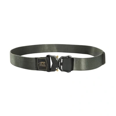 Obrázek Tasmanian Tiger TT QR Strečový pás 38 mm délkově nastavitelný volný čas Outdoor Stretch pásek s kovovou sponou, Kamenná šedá olivová.