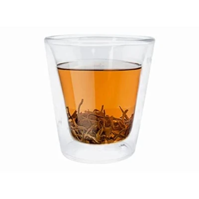 Obrázek NERTHUS FIH 290 Becher, Kaffee, doppelwandig, Glas, 19 x 7 10 cm, 2 Stück, durchsichtig, (1er Pack)