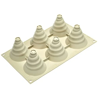 Obrázek Silikomart Silikonform für SOFFICE INCANTO Monoportions, Antihaftbeschichtet, 6 1er Pack Backform, 3D Design, Ø 60 h 70 mm, Volumen 600 ml, Made in Italy