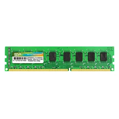 Obrázek Silicon Power SP008GLLTU160N02 paměťový modul 8 GB DDR3L 1600 MHz paměťové moduly (8 GB, 1 x DDR3L, MHz, 240 pin DIMM, zelená)