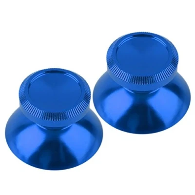 Obrázek Aussel Kov hliník Thumbsticks Thumb Grip Stick pro PS4 Xbox EIN Game System Controller 2 v 1 (modrá)
