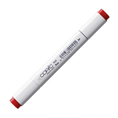 Obrázek COPIC Classic Marker typ R 29, rtěnka červená, profesionální zvýrazňovač layoutu, se širokou a jemnou špičkou