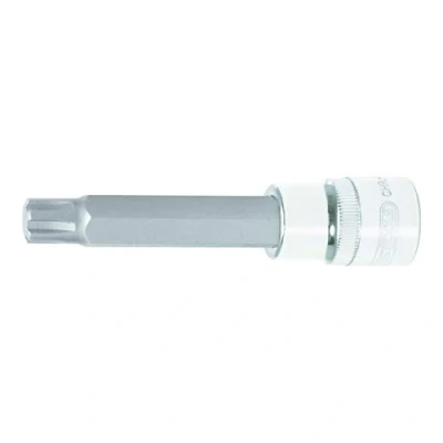 Obrázek KS Tools 9181818 Chrom Plus bit Stecknuss Ribe, dlouhé, M10, 1/2 &quot;