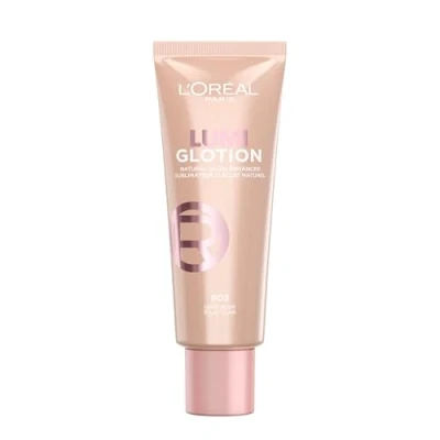 Obrázek L&#039;Oréal Paris Tekutý rozjasňovač na obličej a tělo s glycerinem bambuckým máslem, Perfect Match Lumi Glotion, Natural Glow Enhancer, 902 Light Glow, 40 ml