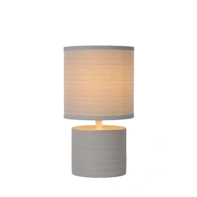 Obrázek LUCIDE GREASBY stolní lampa Ø 14 cm 1xE14 šedá
