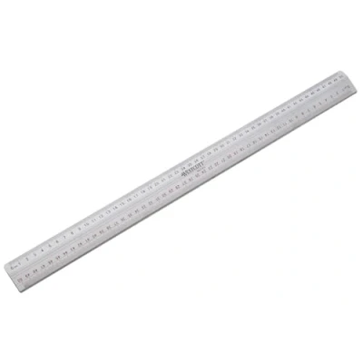 Obrázek Westcott E 10113 00 Krejčovské pravítko z kovu, 50 cm, stříbrné